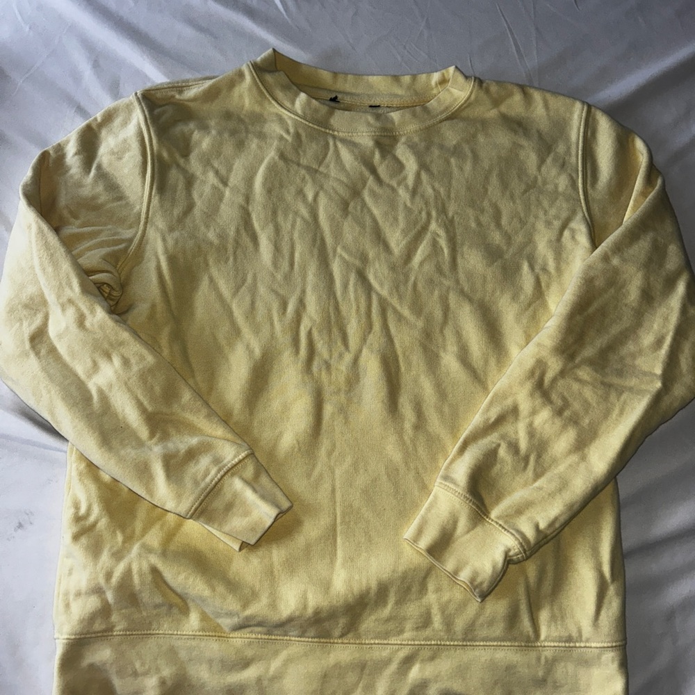 Yellow crew neck